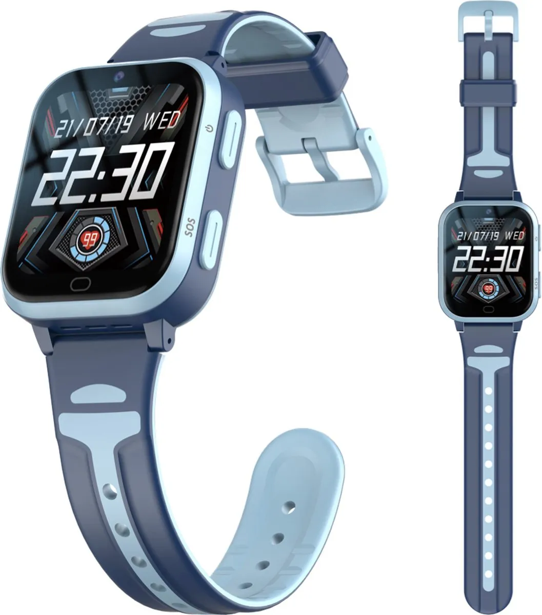 GPSHorlogeKids Yoda 4G Kinderhorloge - Blauw - afbeelding 6 van 6