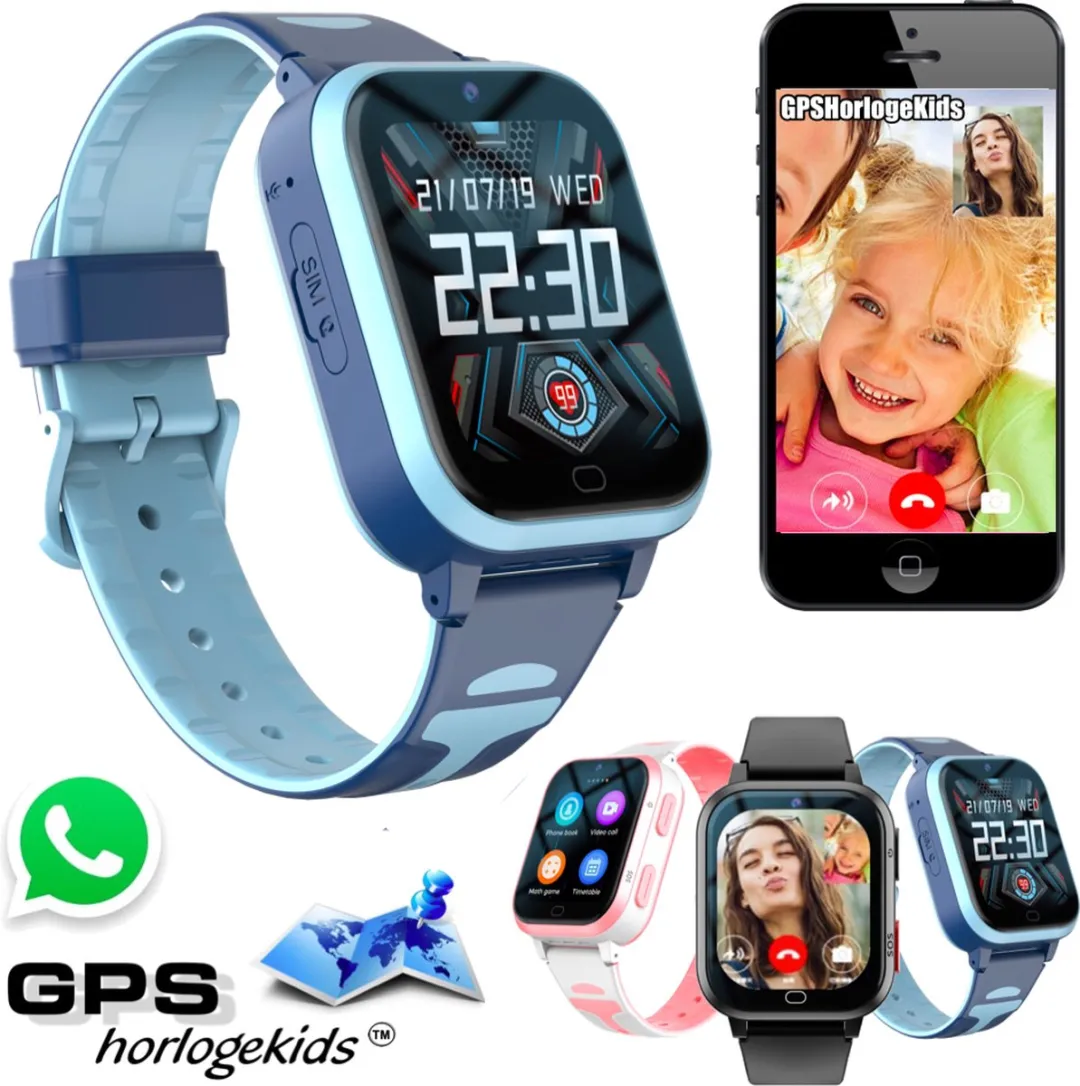 GPSHorlogeKids Yoda Blauw Smartwatch