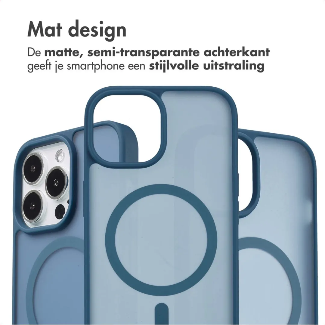 Imoshion Hoesje iPhone 13 Pro MagSafe - Donkerblauw