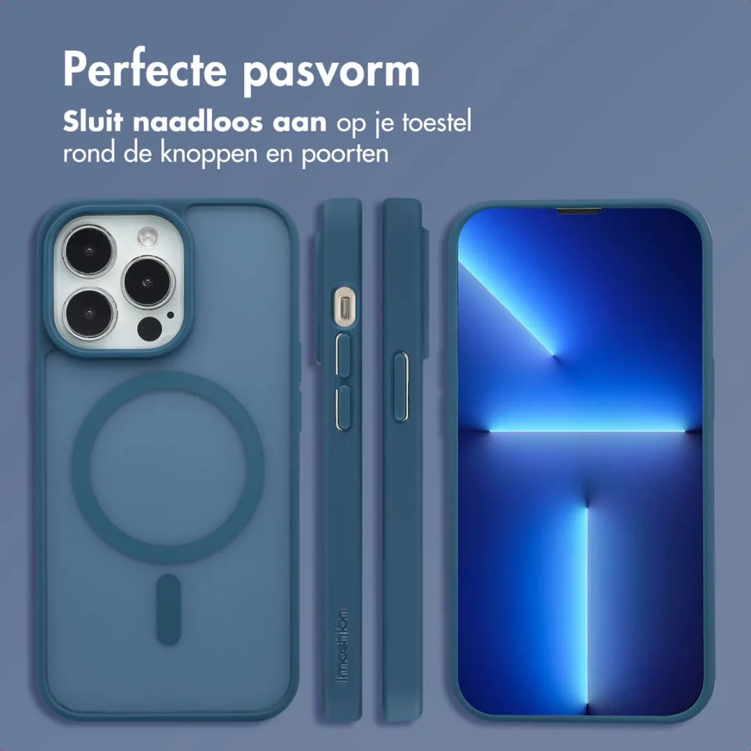 Imoshion Hoesje iPhone 13 Pro MagSafe - Donkerblauw - afbeelding 6 van 6