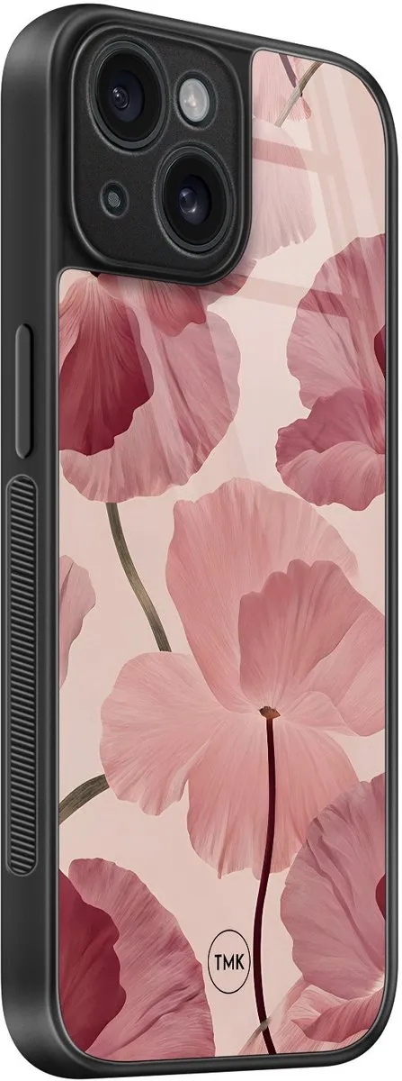 Casevibes iPhone 15 Vintage Blossom Hoesje - Roze