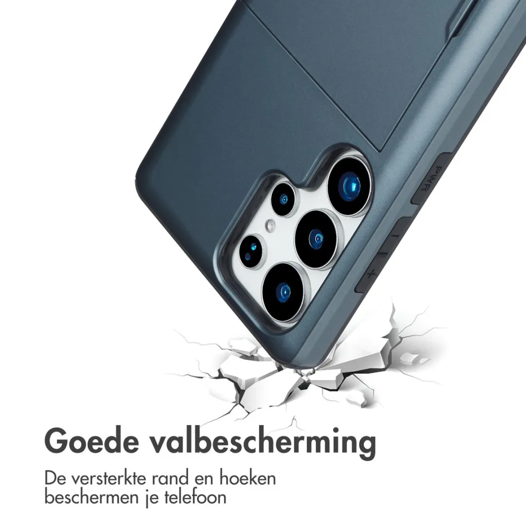 Imoshion Hoesje Samsung Galaxy S25 Ultra - Donkerblauw - 2 Pasjes