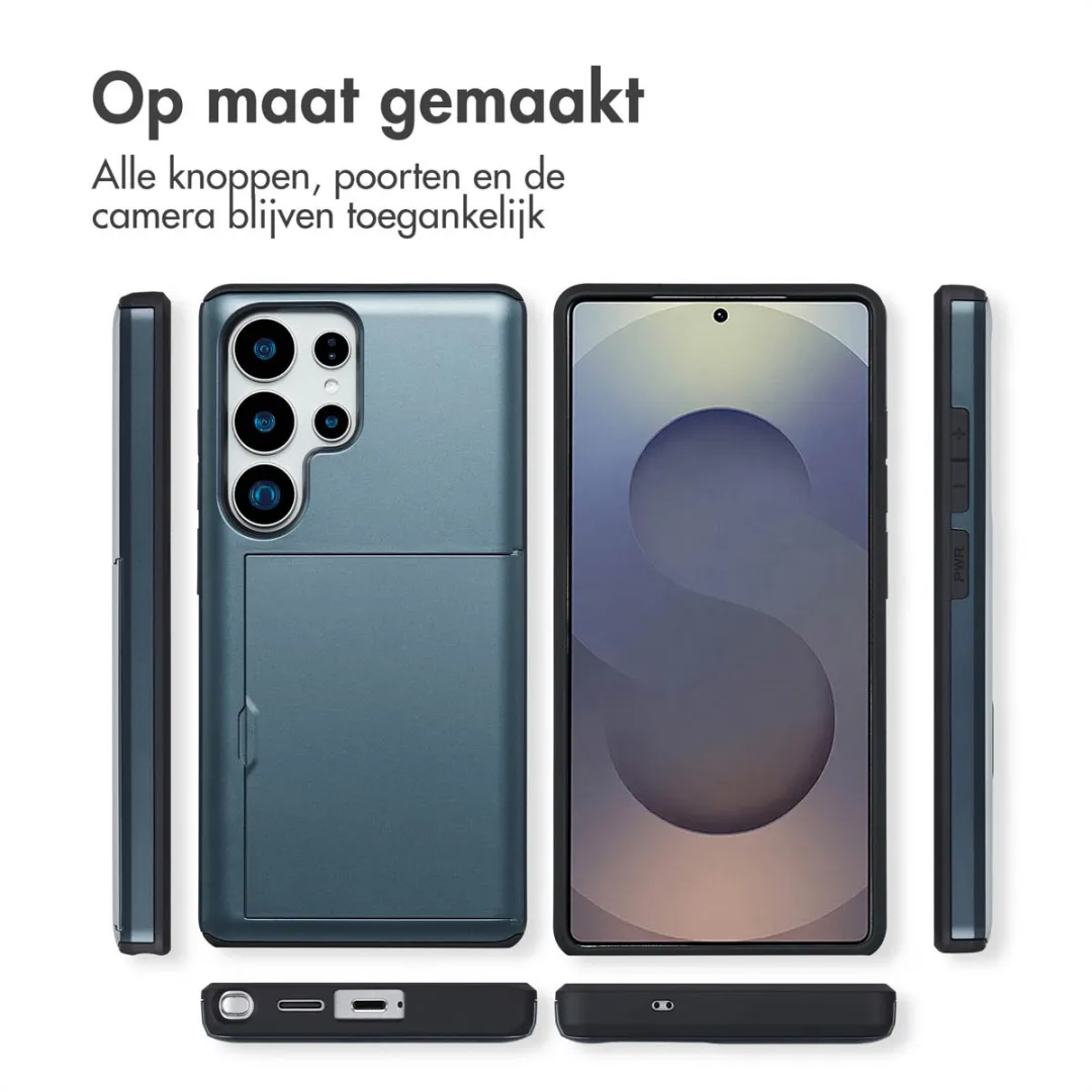 Imoshion Hoesje Samsung Galaxy S25 Ultra - Donkerblauw - 2 Pasjes