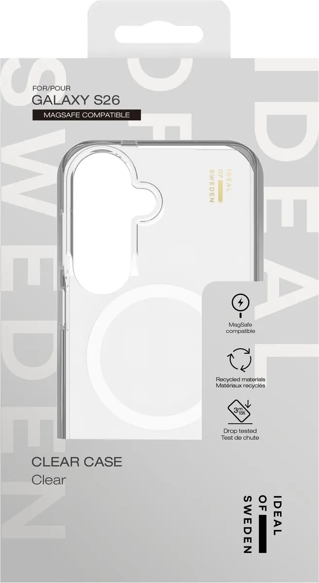 iDeal of Sweden Clear Case MagSafe Samsung Galaxy S26 - Transparant