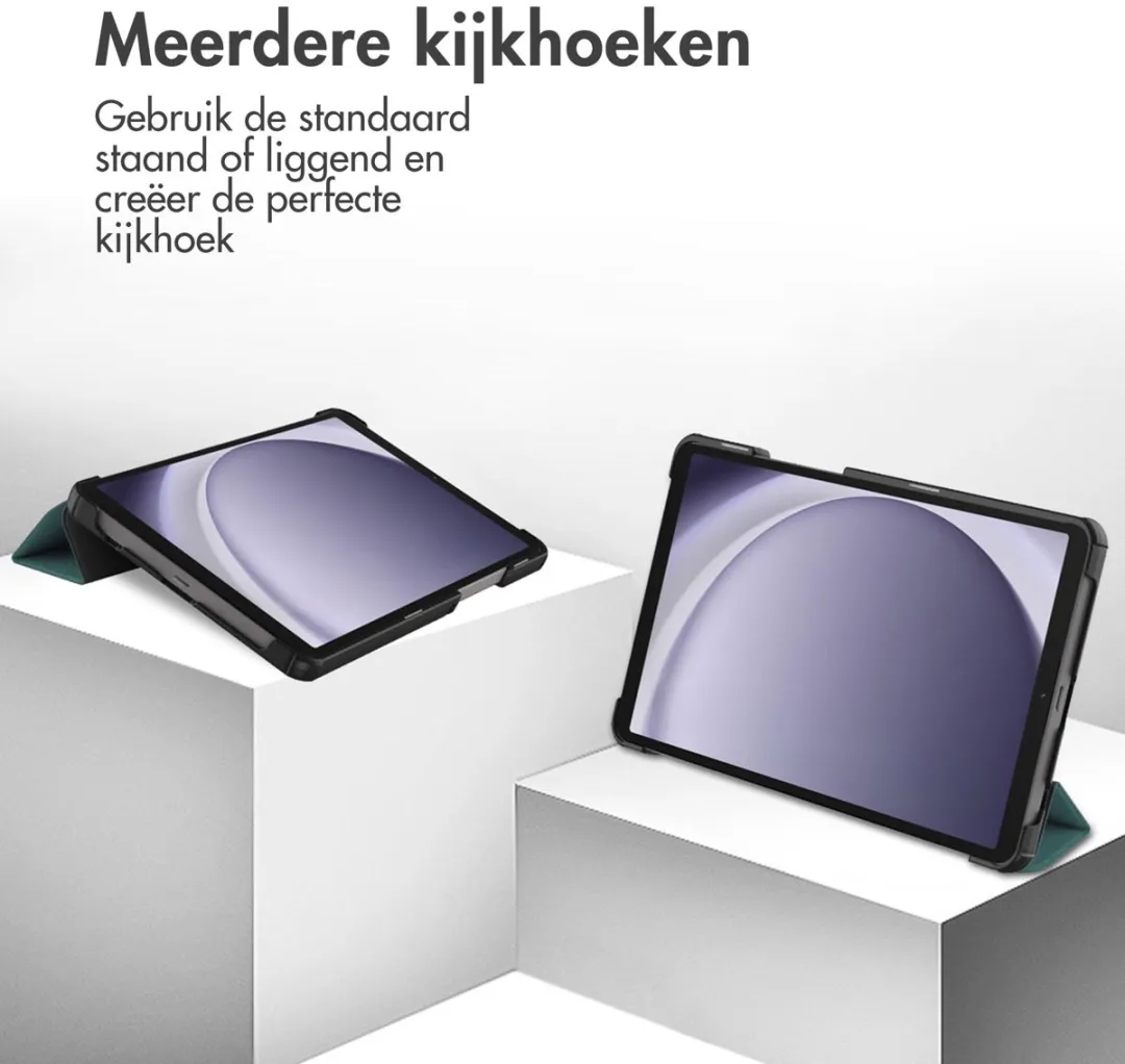 Imoshion SH00066614 Tablethoes - Samsung Galaxy Tab A9/A11 8.7" - Donkergroen
