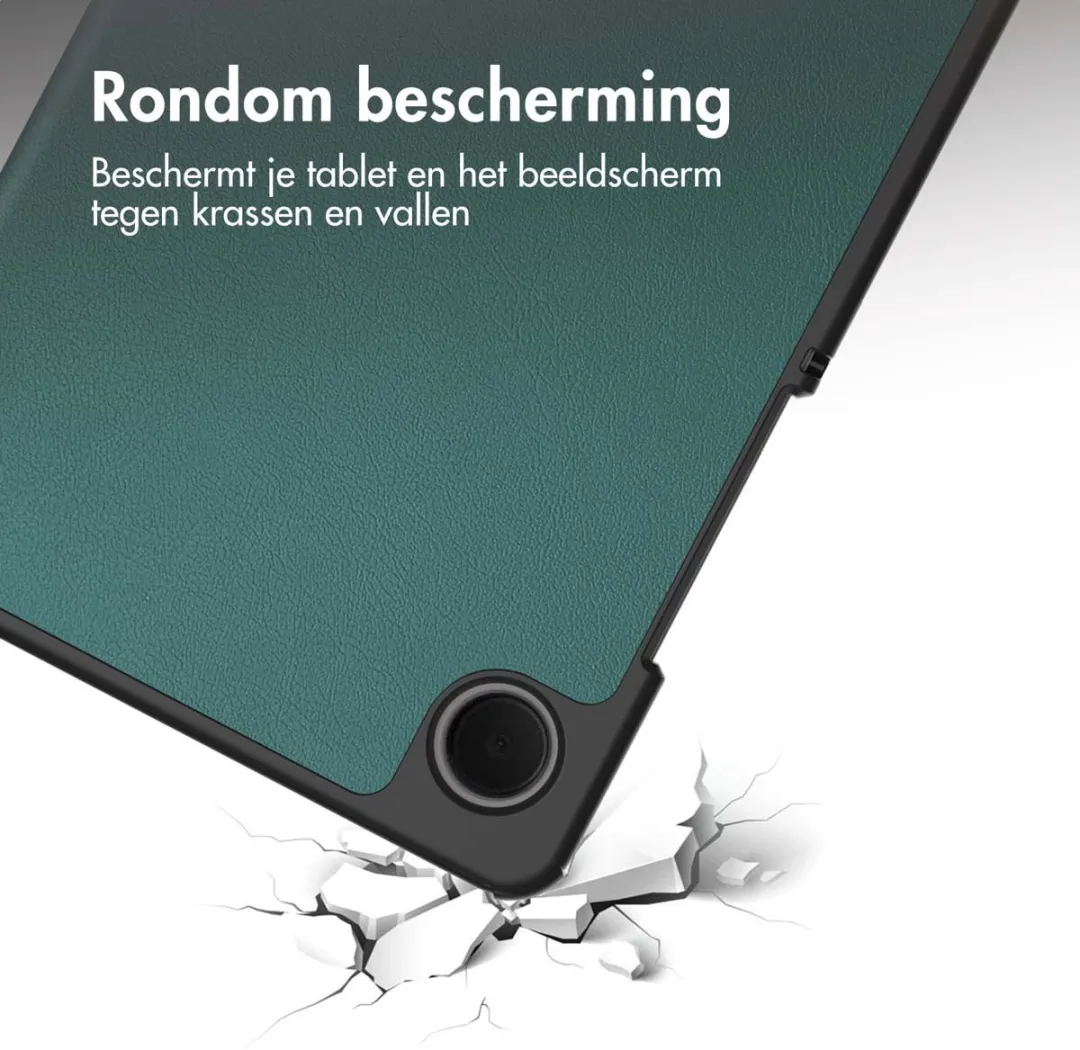 Imoshion SH00066614 Tablethoes - Samsung Galaxy Tab A9/A11 8.7" - Donkergroen