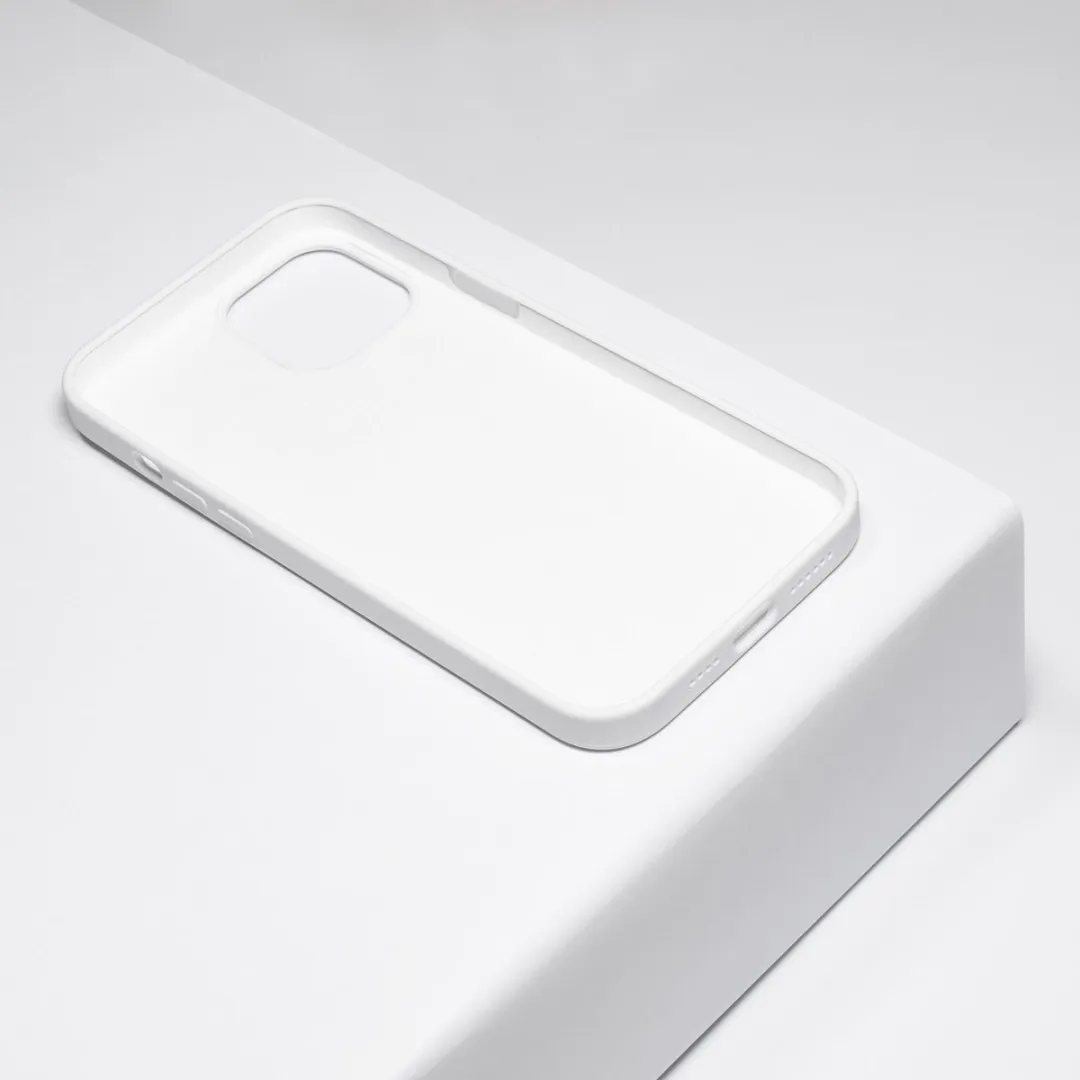 BMAX Siliconen Hoesje iPhone 12 Pro Max - Wit - afbeelding 6 van 6