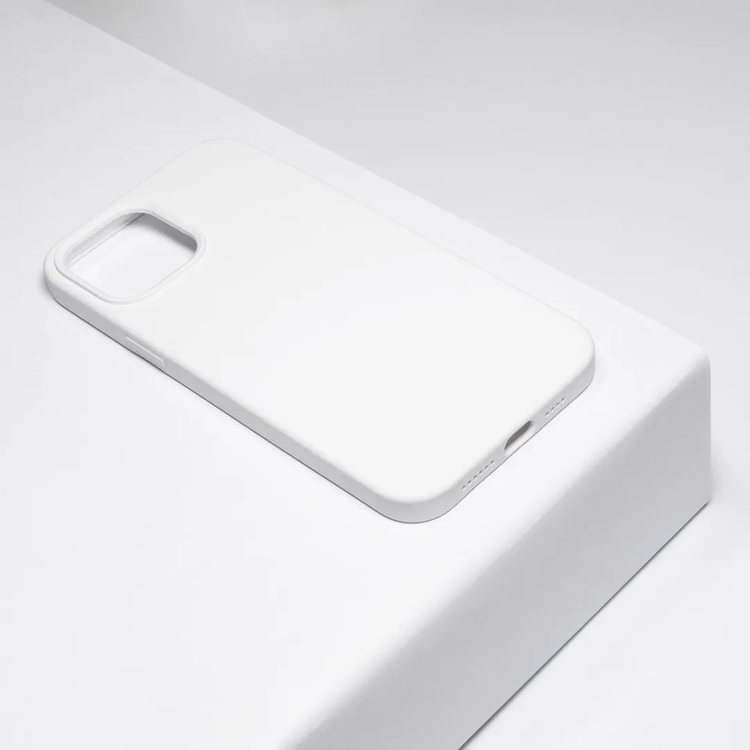 BMAX Siliconen Hoesje iPhone 12 Pro Max - Wit