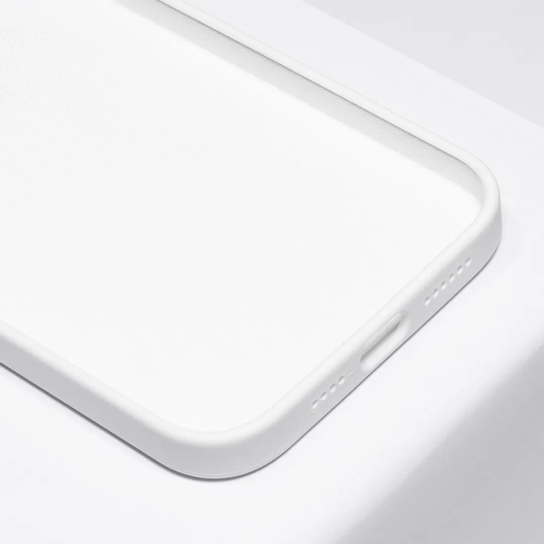 BMAX Siliconen Hoesje iPhone 12 Pro Max - Wit