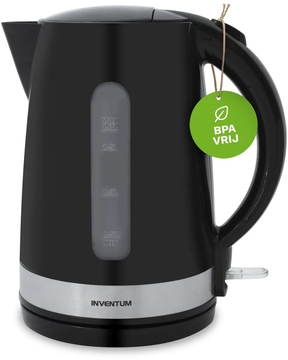Inventum HW217B Waterkoker 1,7L - 2200W - Zwart
