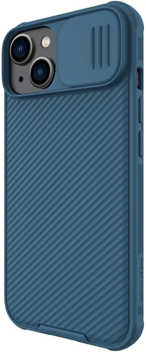 Nillkin CamShield Pro iPhone 14 Hoesje - Blauw