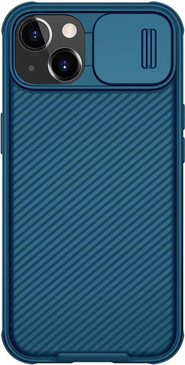 Nillkin CamShield Pro iPhone 14 Hoesje - Blauw