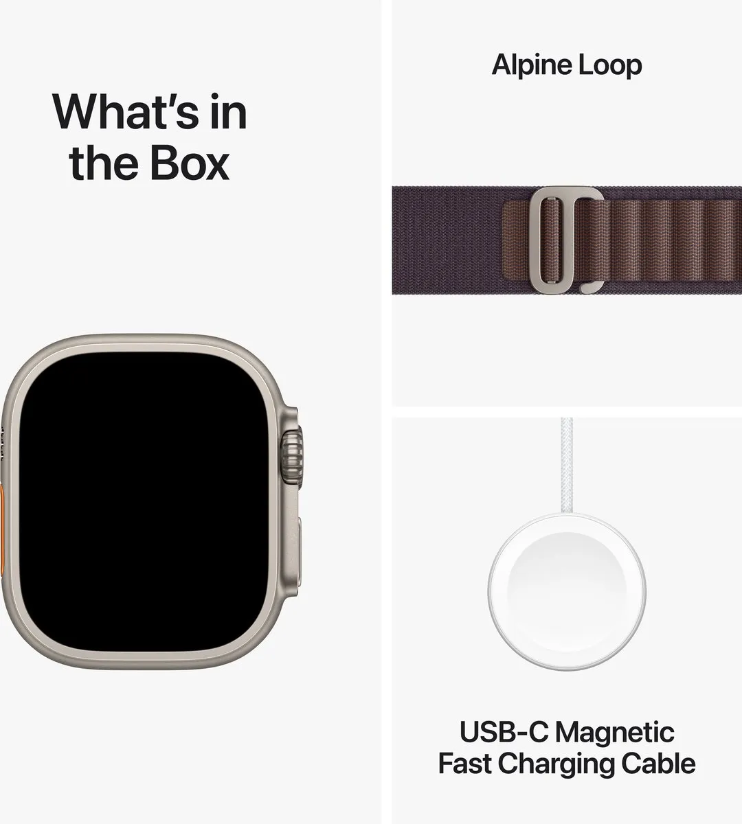 Apple Watch Ultra 2 GPS + Cellular 49mm - Indigo Alpine - Small - afbeelding 4 van 4