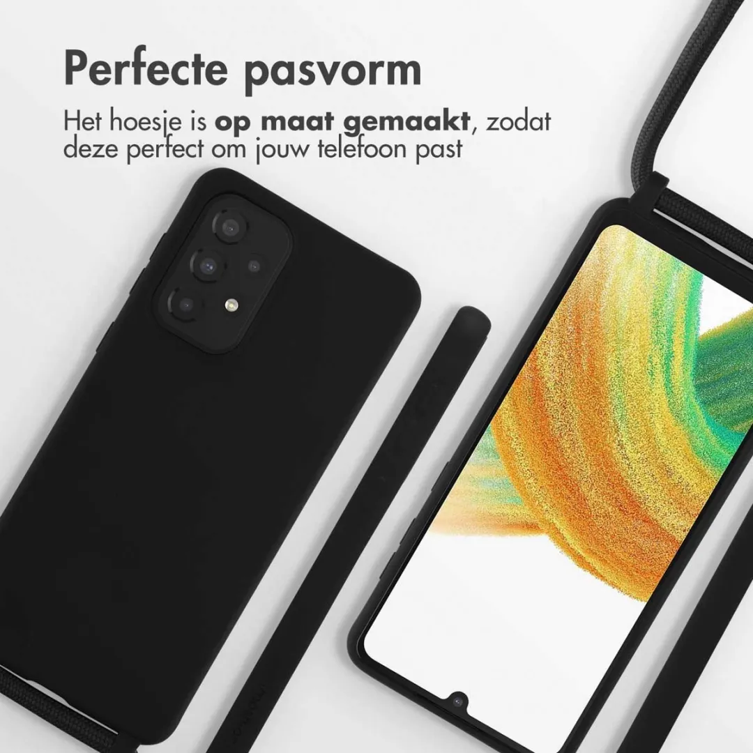 Imoshion Siliconen Hoesje Samsung Galaxy A33 - Zwart - afbeelding 6 van 6