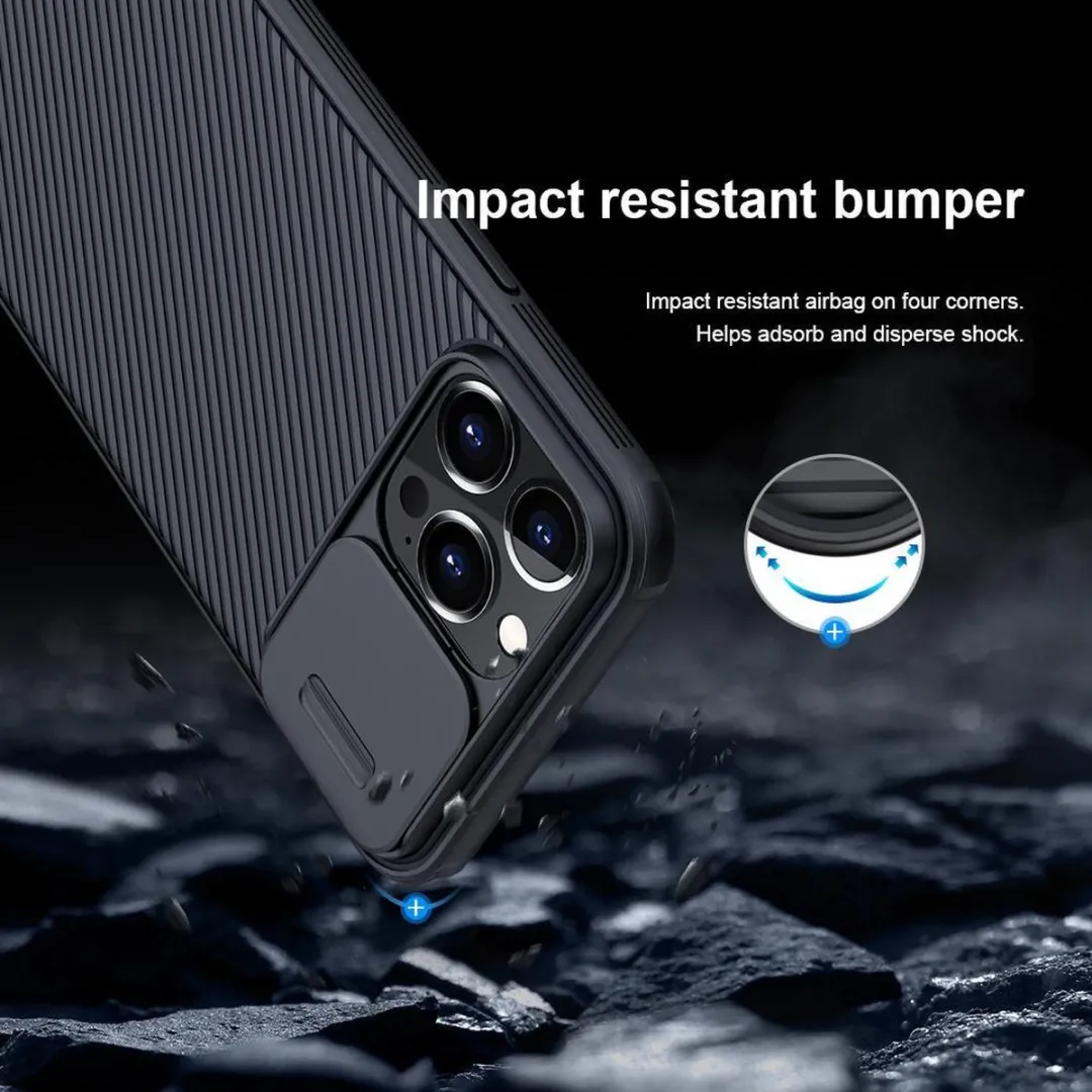 Nillkin CamShield Pro Armor iPhone 13 Pro Max - IP13PM-29 - Zwart