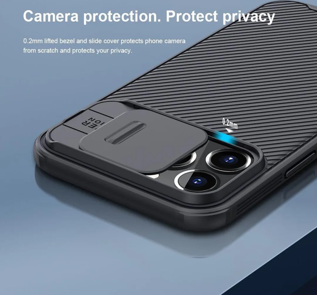 Nillkin CamShield Pro Armor iPhone 13 Pro Max - IP13PM-29 - Zwart - afbeelding 6 van 6