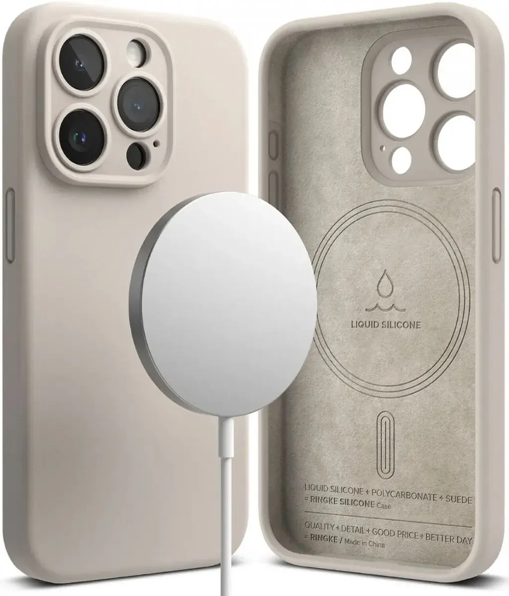 Ringke Silicone Hoesje iPhone 15 Pro