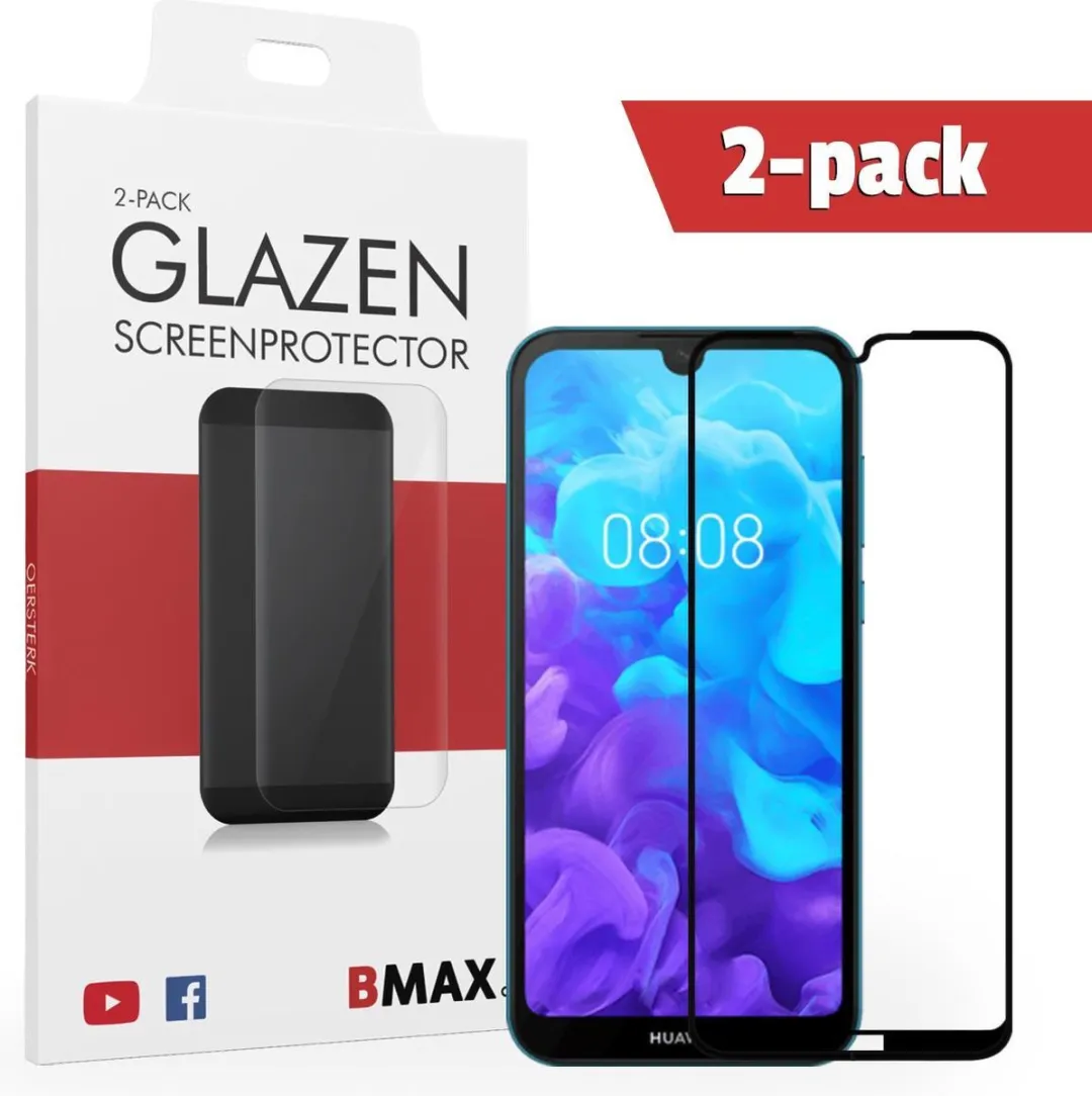 BMAX Glazen Screenprotector Huawei Y5 2019