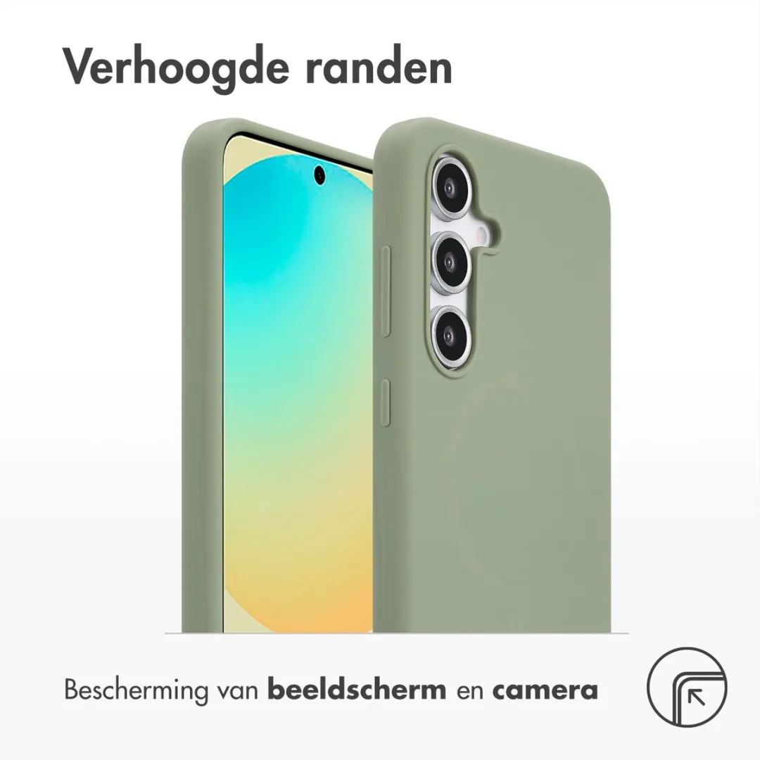 Accezz Hoesje Samsung Galaxy S24 FE - Olijfgroen MagSafe - afbeelding 6 van 6