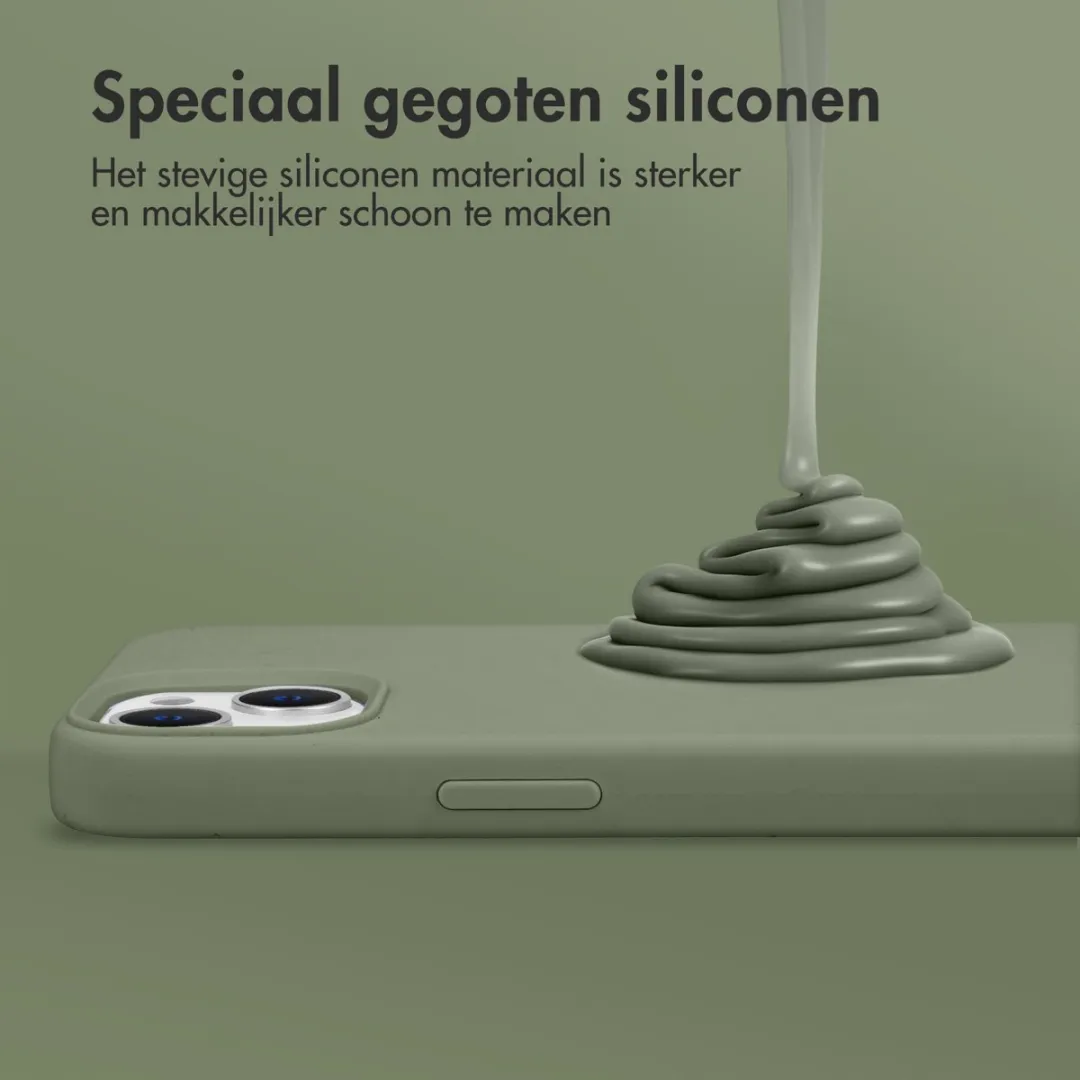 Accezz Hoesje Samsung Galaxy S24 FE - Olijfgroen MagSafe