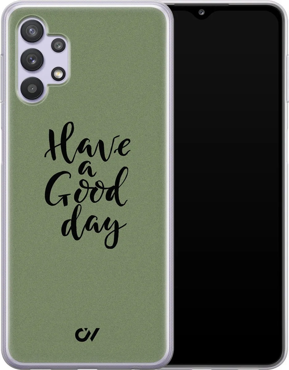 Casevibes Galaxy A32 5G Hoesje - Groen - S/A325G/UV/042