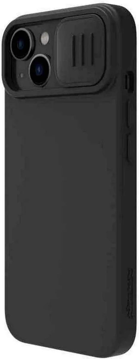 Nillkin CamShield Silicone Hoes iPhone 14 - Zwart - afbeelding 3 van 3