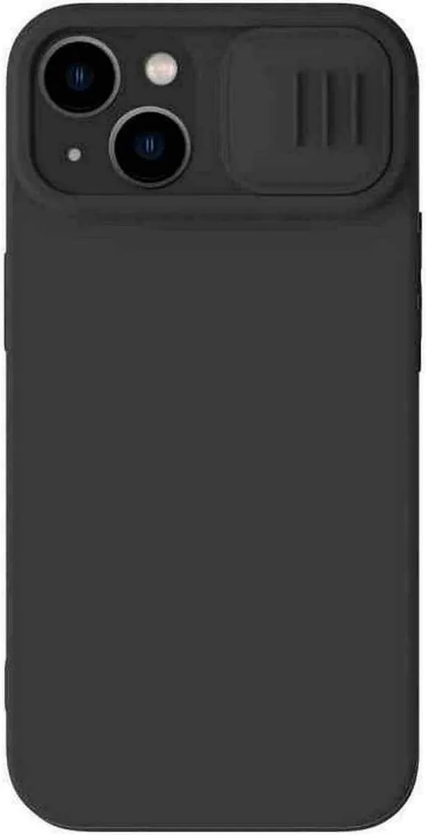 Nillkin CamShield Silicone Hoes iPhone 14 - Zwart