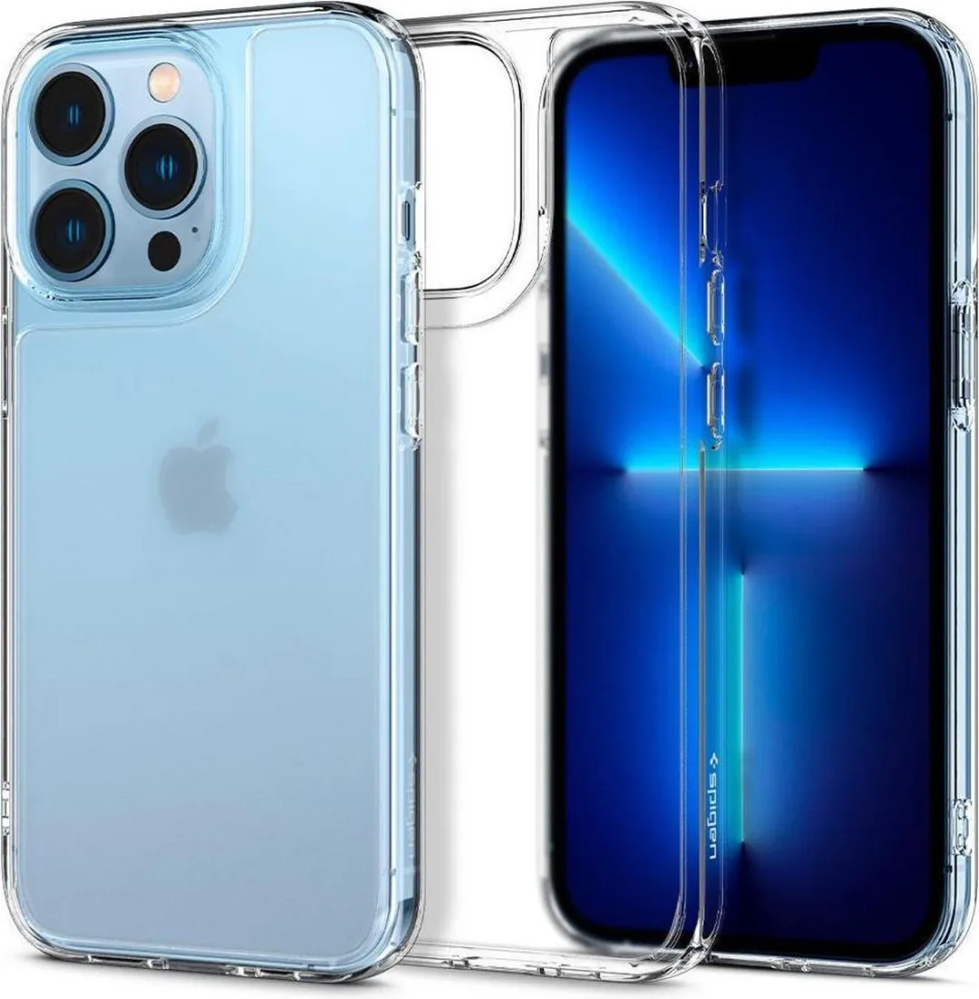 Spigen Quartz Hybrid Hoesje iPhone 13 Pro - Transparant