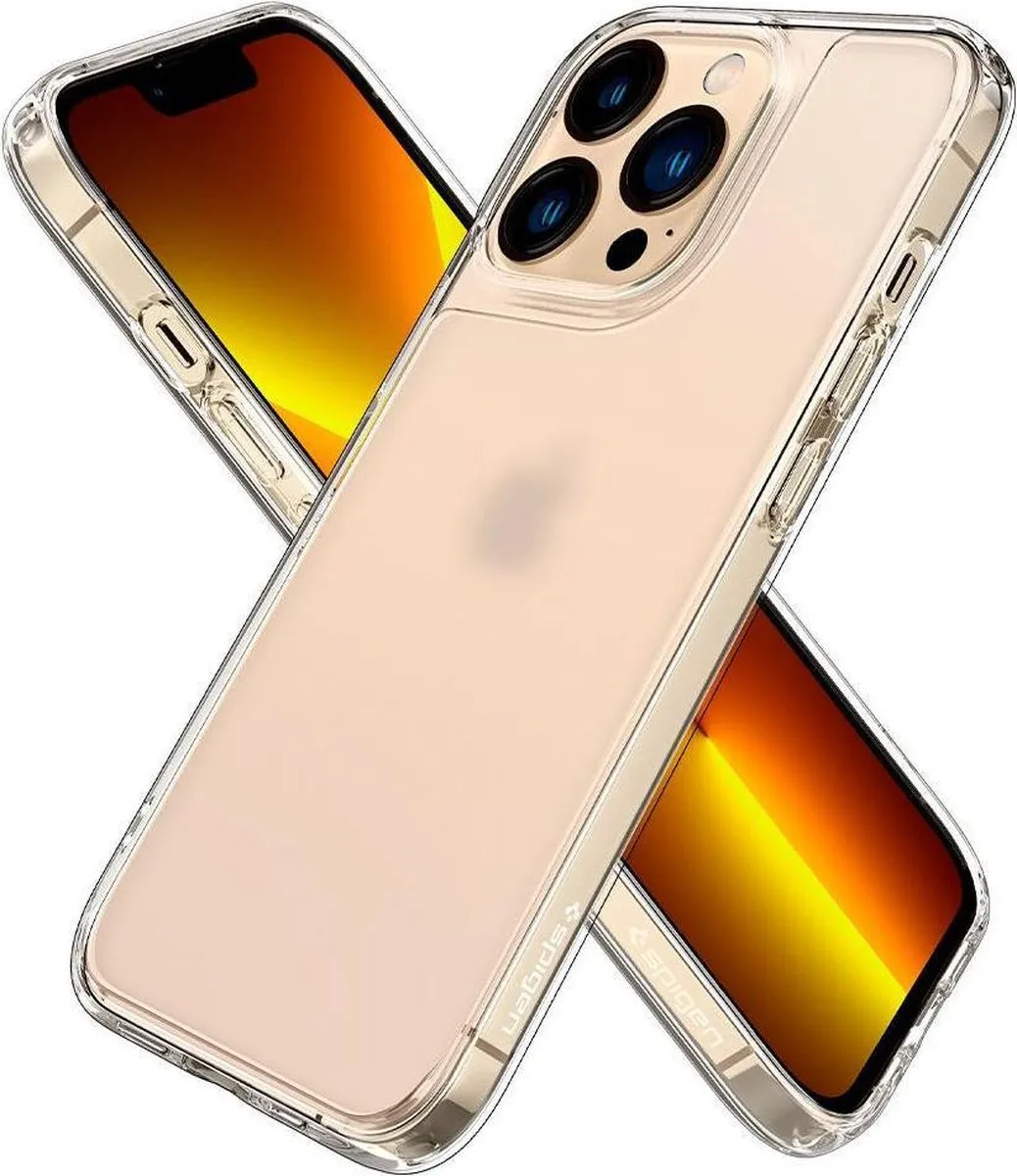 Spigen Quartz Hybrid Hoesje iPhone 13 Pro - Transparant - afbeelding 6 van 6