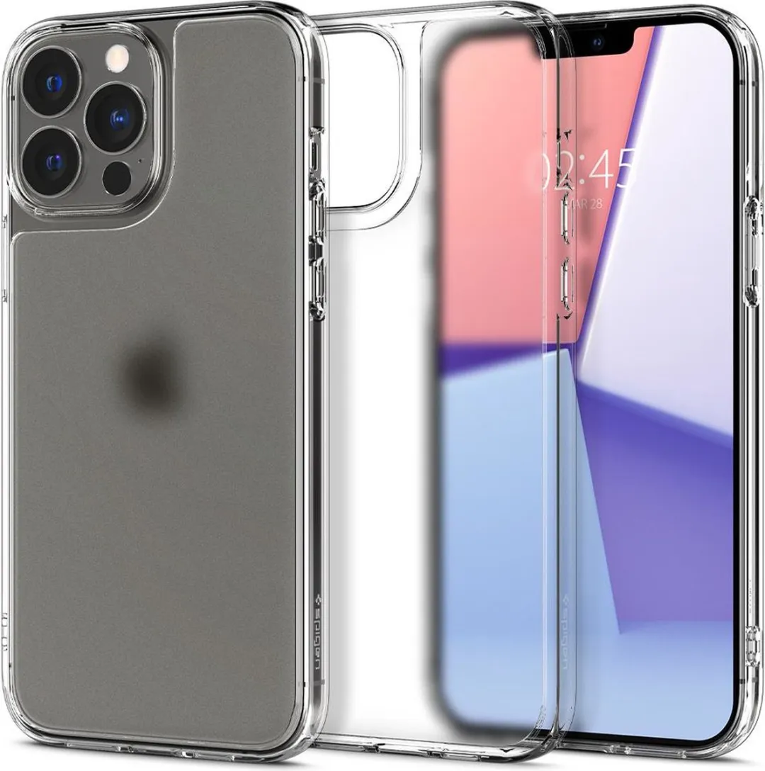 Spigen Quartz Hybrid Hoesje iPhone 13 Pro - Transparant