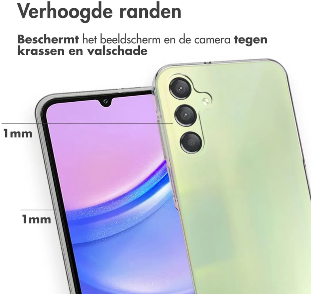 Accezz Hoesje Samsung Galaxy A15 Transparant