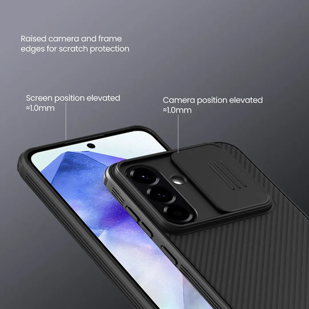 Nillkin CamShield Pro Hoesje Samsung Galaxy A56 - Zwart