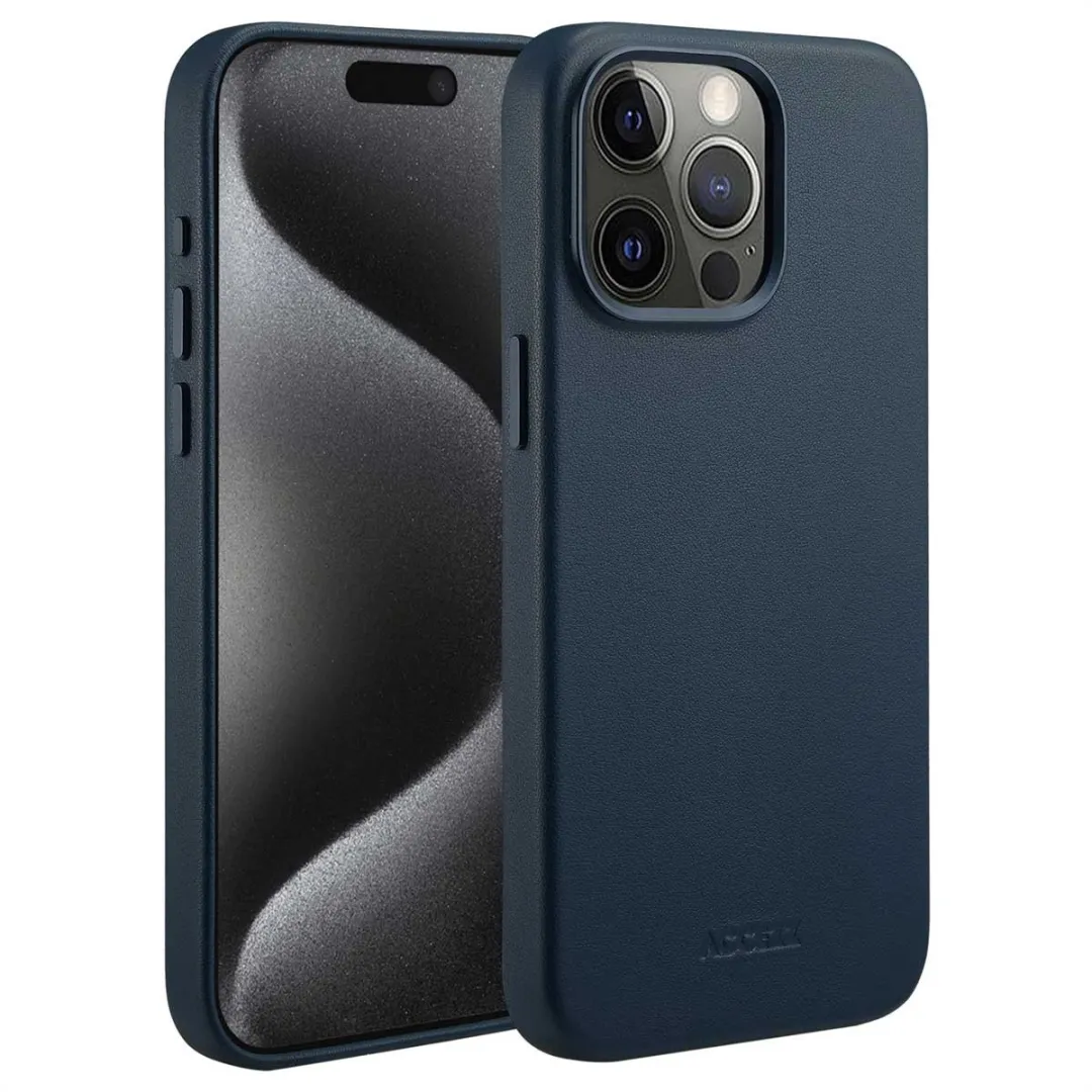 Accezz Hoesje iPhone 15 Pro Max Nightfall Blue