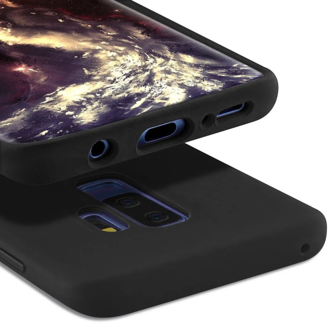 BMAX Siliconen Hoes Samsung Galaxy S9+ - Zwart