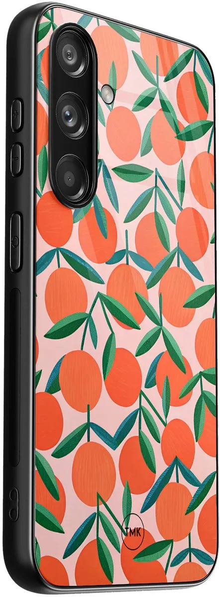 Casevibes Hoesje Samsung Galaxy S24 Sweet Oranges - Oranje - afbeelding 2 van 3
