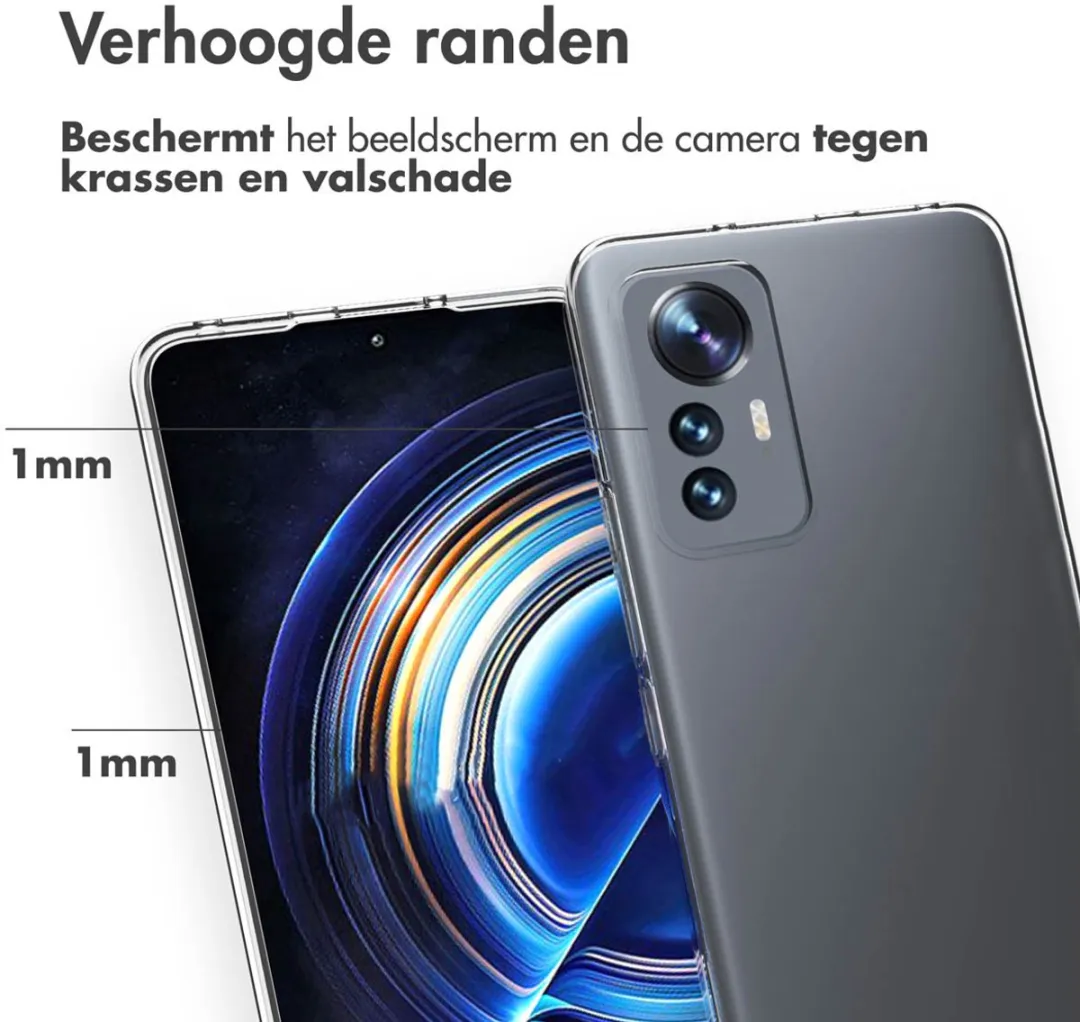 Accezz Hoesje Xiaomi 12 Lite - Transparant