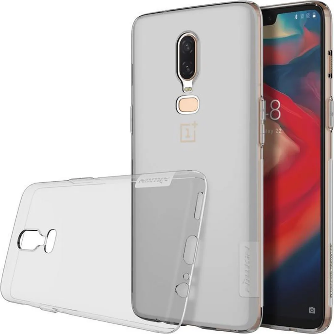 Nillkin Nature TPU Hoes OnePlus 6 - Grijs - afbeelding 3 van 5