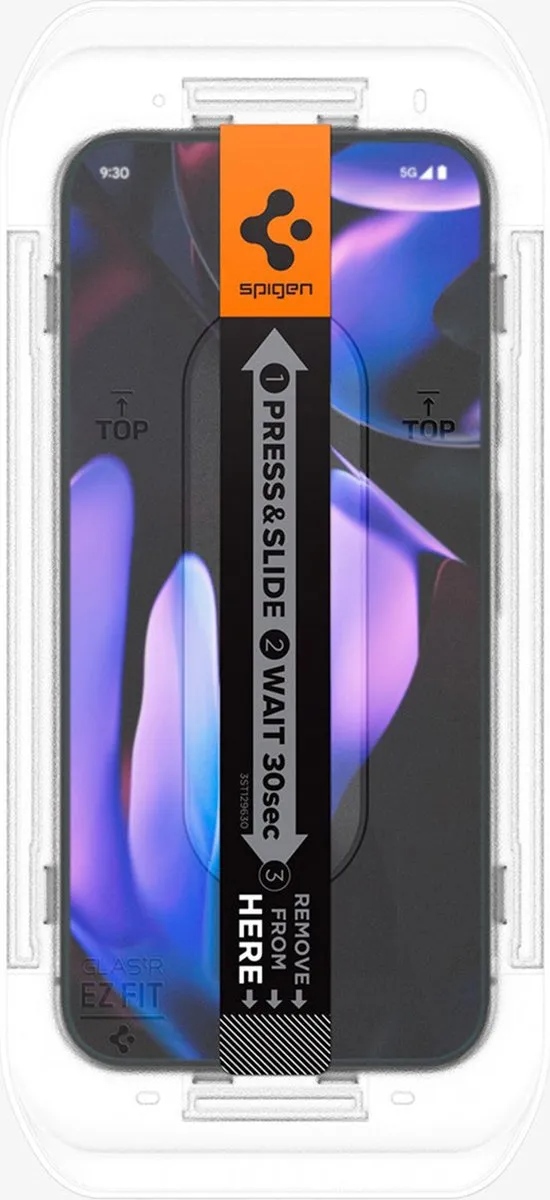 Spigen EZ Fit GLAS.tR Screenprotector Pixel 9 Pro XL - 2 Stuks - afbeelding 6 van 6