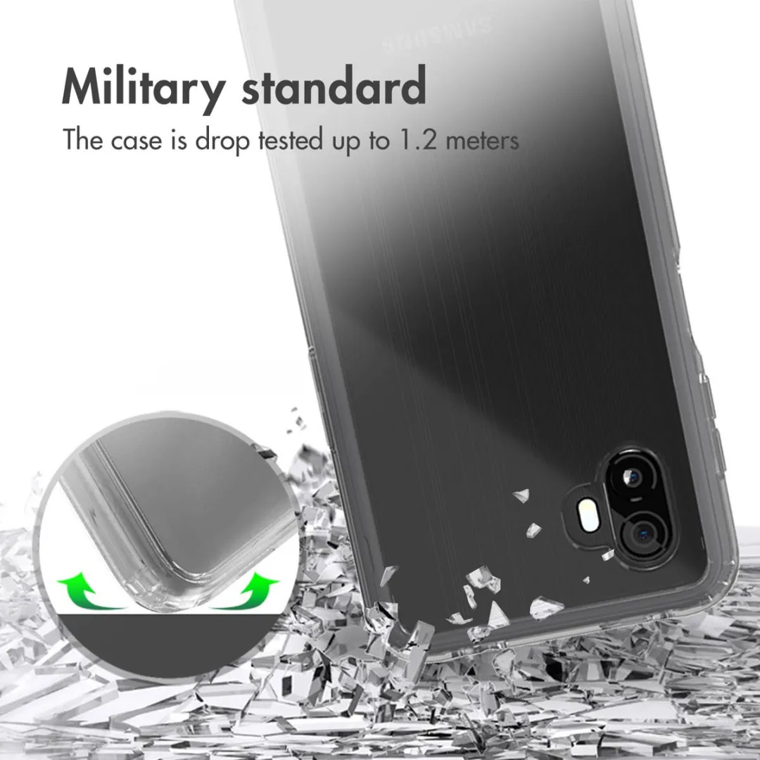 Accezz Xtreme Impact Backcover 2.0 - Samsung Galaxy Xcover 6 Pro - Transparant - afbeelding 6 van 6