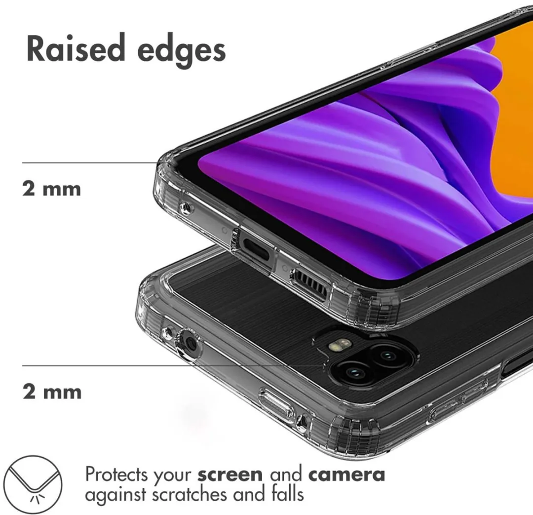 Accezz Xtreme Impact Backcover 2.0 - Samsung Galaxy Xcover 6 Pro - Transparant