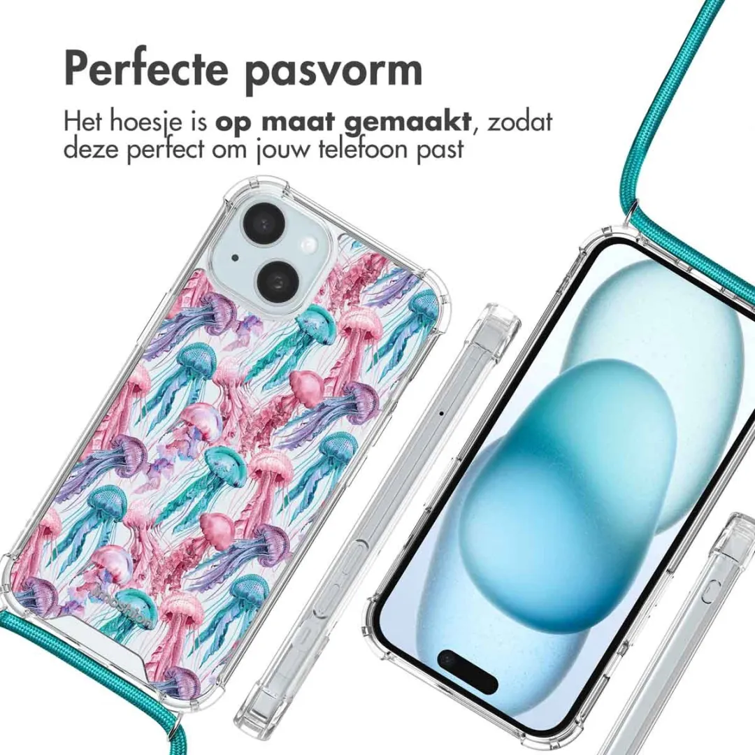 Imoshion iPhone 15 Hoesje Jellyfish Watercolor