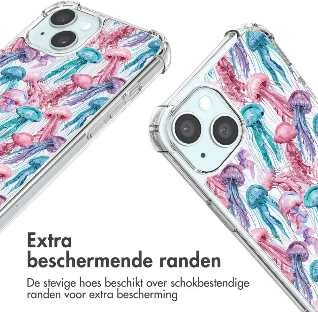Imoshion iPhone 15 Hoesje Jellyfish Watercolor