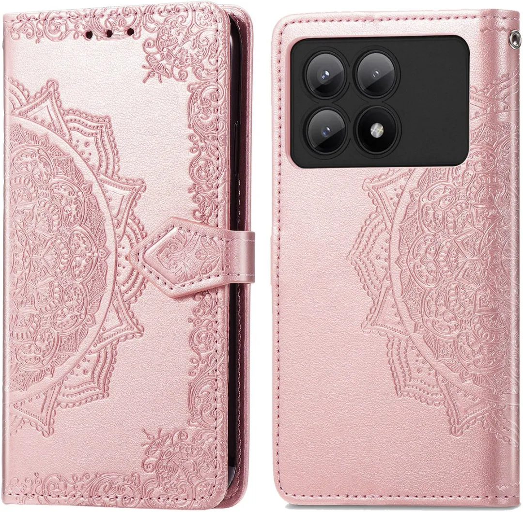 Imoshion Hoesje Xiaomi Poco X6 Pro - 3 Pasjes - Rosé Goud