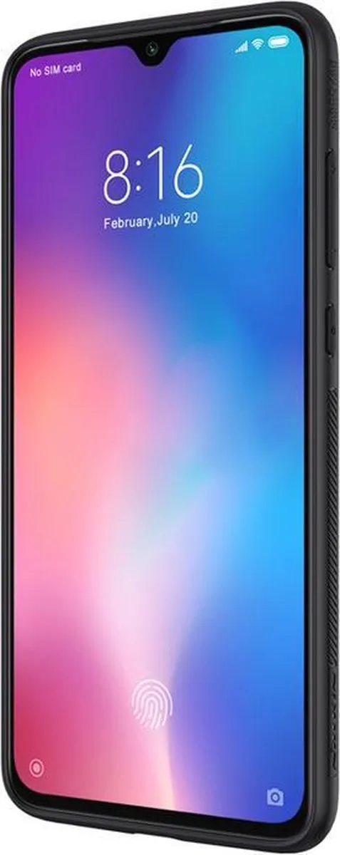 Nillkin Textured Hard Case Xiaomi Mi 9 - Zwart - afbeelding 4 van 6