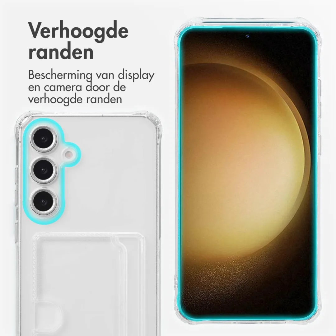 Imoshion Hoesje Samsung Galaxy S24 FE - Transparant - 2 Pasjes