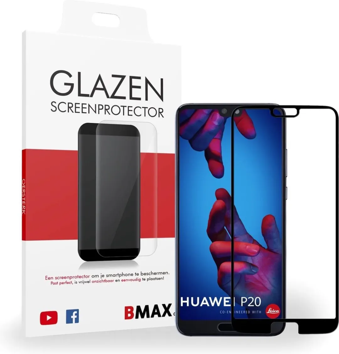 BMAX BM-71974371 Glazen Screenprotector Huawei P20