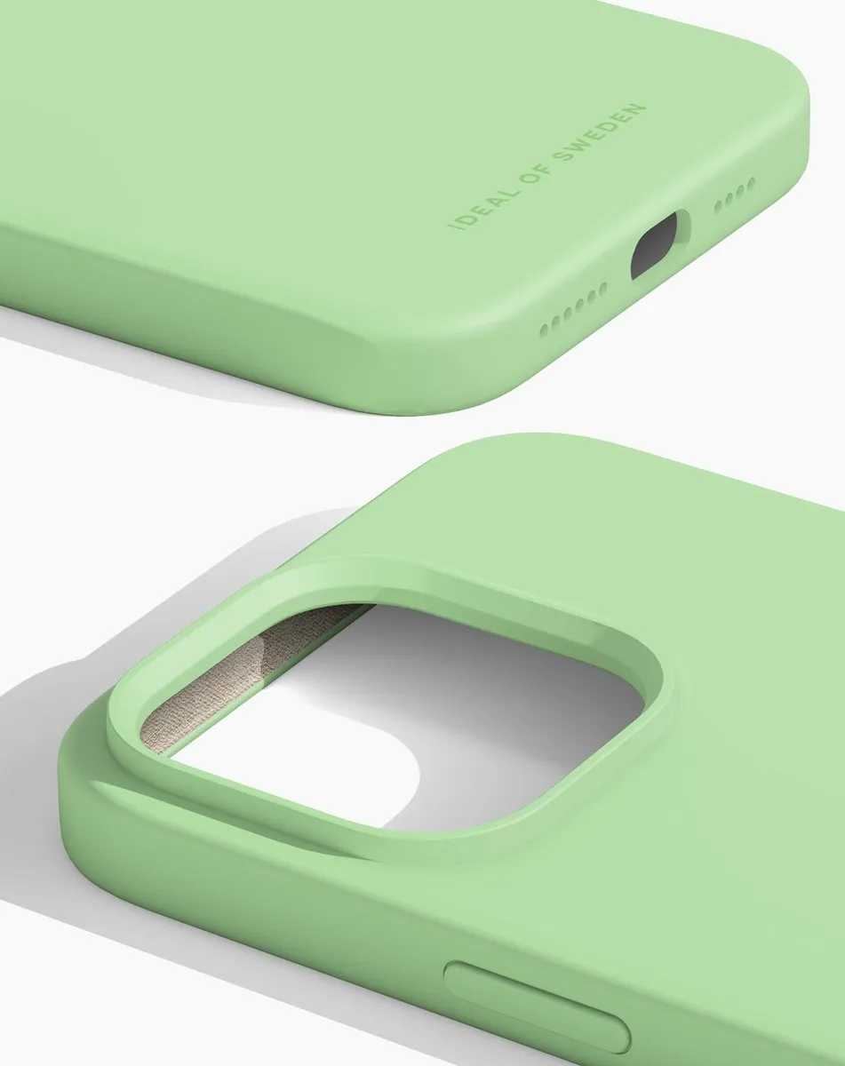 iDeal of Sweden Silicone Case MagSafe iPhone 15 Pro Max - Mint - afbeelding 3 van 6
