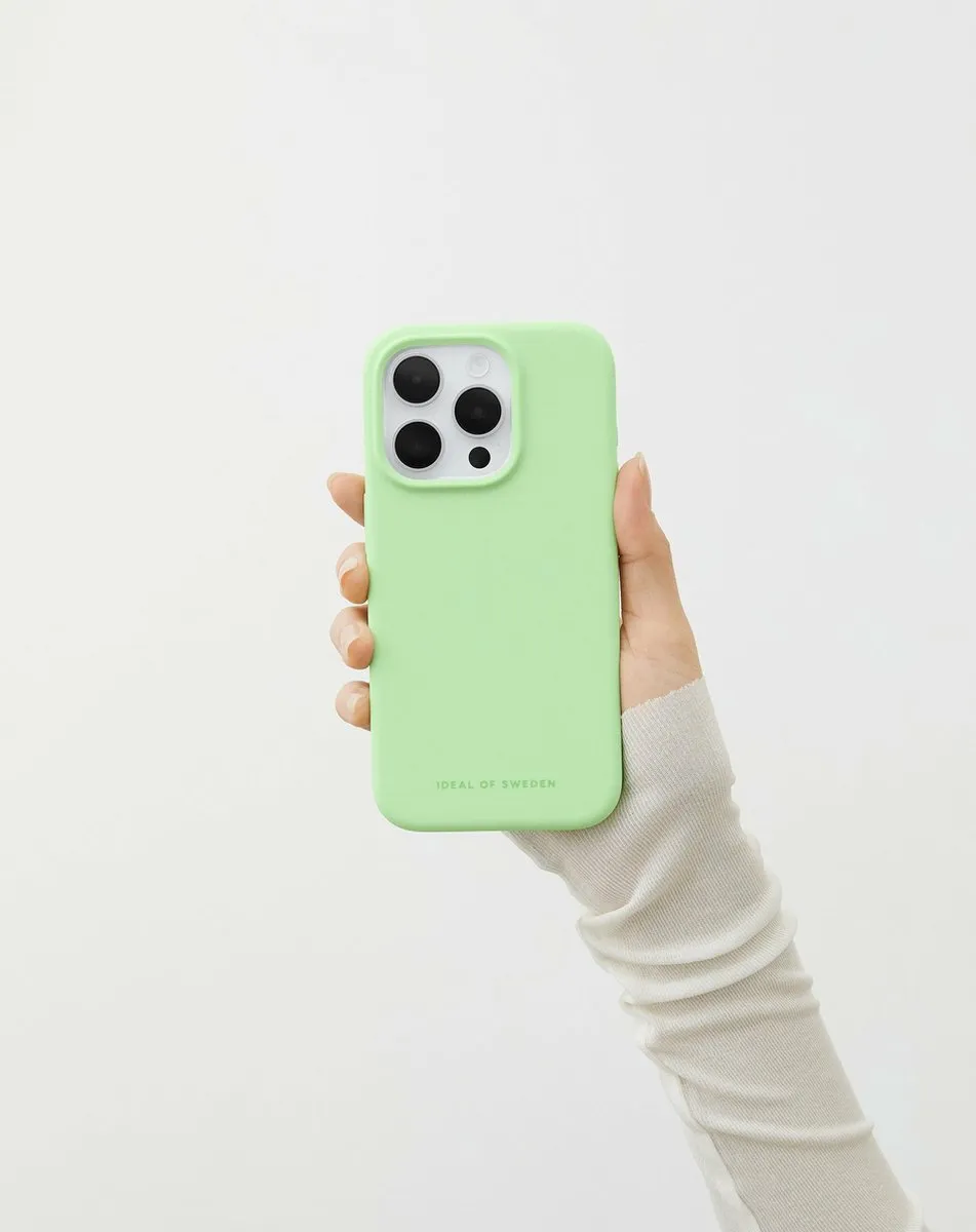 iDeal of Sweden Silicone Case MagSafe iPhone 15 Pro Max - Mint - afbeelding 6 van 6