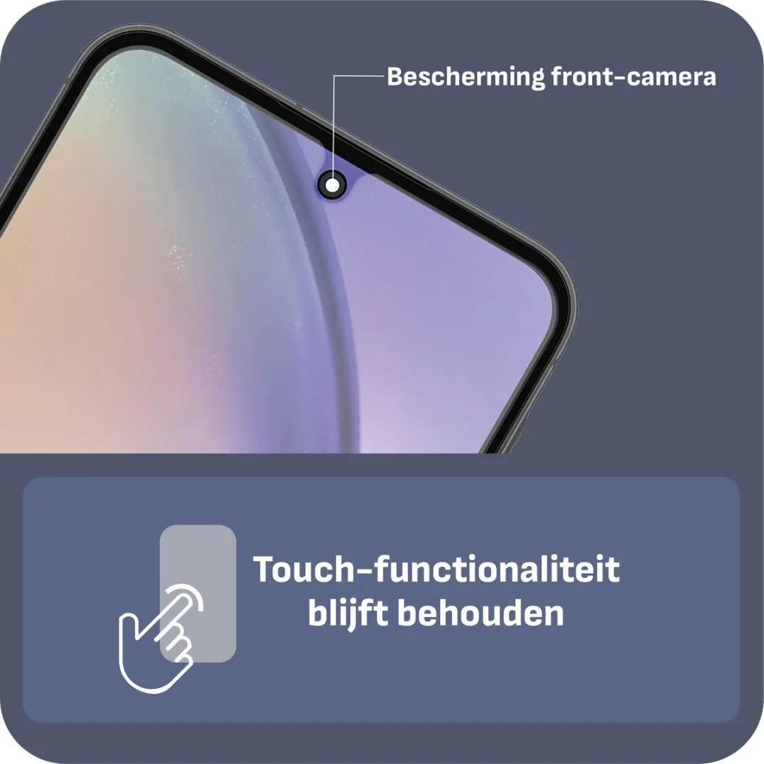 Just in Case Cazy Screenprotector Samsung Galaxy A55 - 2 Stuks