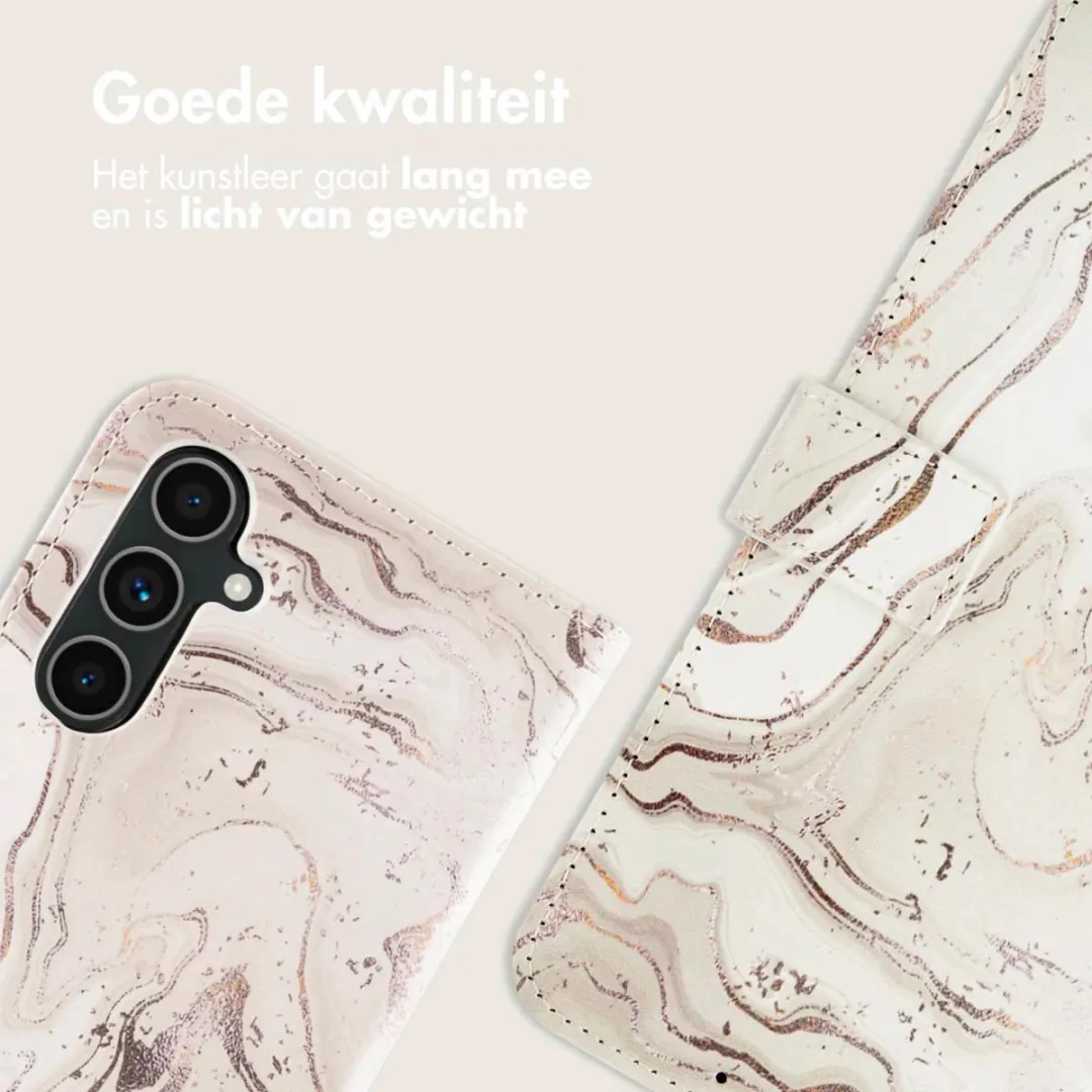 Imoshion Hoesje Samsung Galaxy A54 - Sandy Marble - 3 Pasjes
